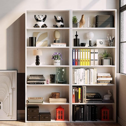 IRONCK Bookshelves and Bookcases Floor Standing 6 Tier Display Storage Shelves 70in Tall Bookcase for Home Office, Living Room, Bed Room