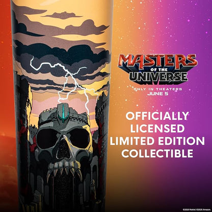 Dragon Glassware x Masters of the Universe Tumbler, 24oz - Castle Grayskull | Vacuum Insulated Stainless Steel Tumbler with Straw & Lid; With Straw Topper; Official Masters of the Universe 2026 Movie Cup