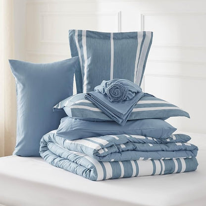 Bedsure California King Comforter Set - Cal King Bed Set 7 Pieces, Cali King Bedding Set with Comforter, Sheets, Pillowcases & Shams