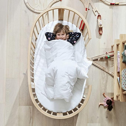Stokke Sleepi Bed Extension, White - Convert Sleepi Mini Crib Into Sleepi Bed - Suitable for Children Up to 3 Years - Mattress Sold Separately - Extends Bed to 50 Inches
