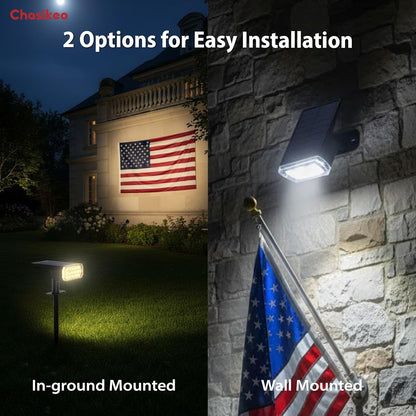 Solar Lights Outdoor Waterproof, 3 Lighting Modes Solar Spot Lights Outdoor | LED Solar Spotlights, Ultra Bright Dusk-to-Dawn Uplights for Garden, Landscape, Yard, Pathway, IP65, Auto On/Off