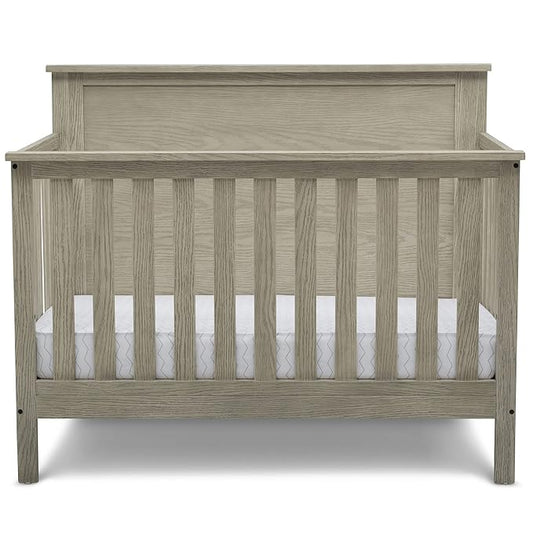 Delta Children Middleton 4-in-1 Convertible Baby Crib, Textured Limestone