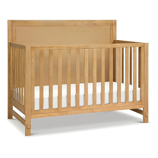 Davinci Margot 4-in-1 Convertible Crib in Honey GREENGUARD Gold Certified