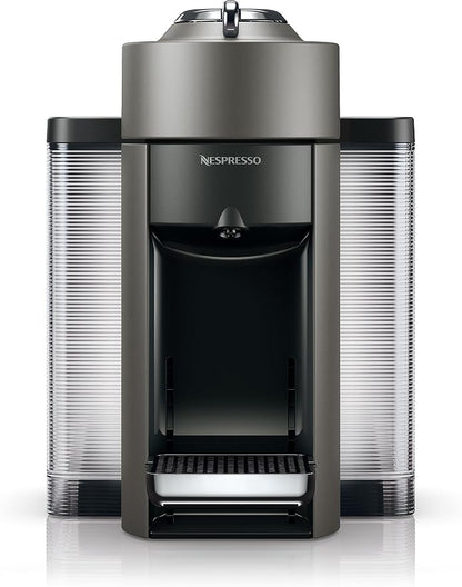 Nespresso Vertuo Coffee and Espresso Machine by De'Longhi, 54 ounces, Titan, Grey