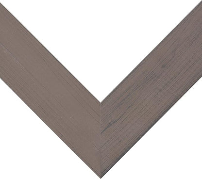 Craig Frames 19x25 Brown Picture Frame Matted to 14x20, Rustic Wall Decor | A lightweight, shatter resistant acrylic front, made in the USA for a gallery display