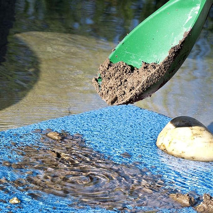 ASR Outdoor 12.5 Inch Prospecting Large Sand Scoop Plastic Trowel for Metal Detector Gold Panning, Green