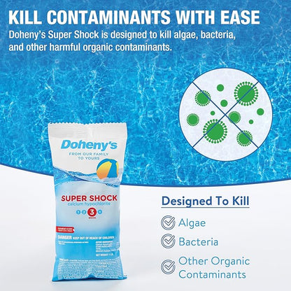 Doheny's Super Pool Shock 12 x 1 Lb Bags