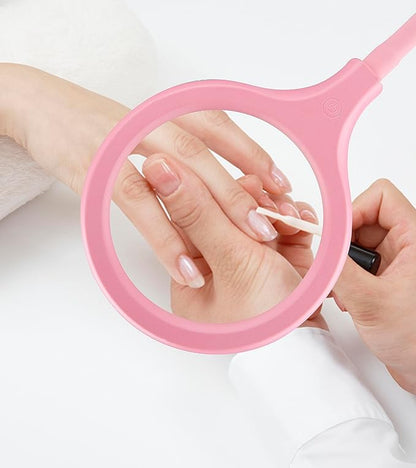 5X Magnifying Lamp，Lighted Magnifying Glass with Light and Stand Hands Free, Desk Magnifying Light, LED Magnifier Work Lamp for Women, Ladies, Kids Reading.