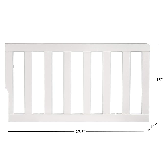 Evolur Loft Art Deco Convertible Crib Toddler Guard Rai