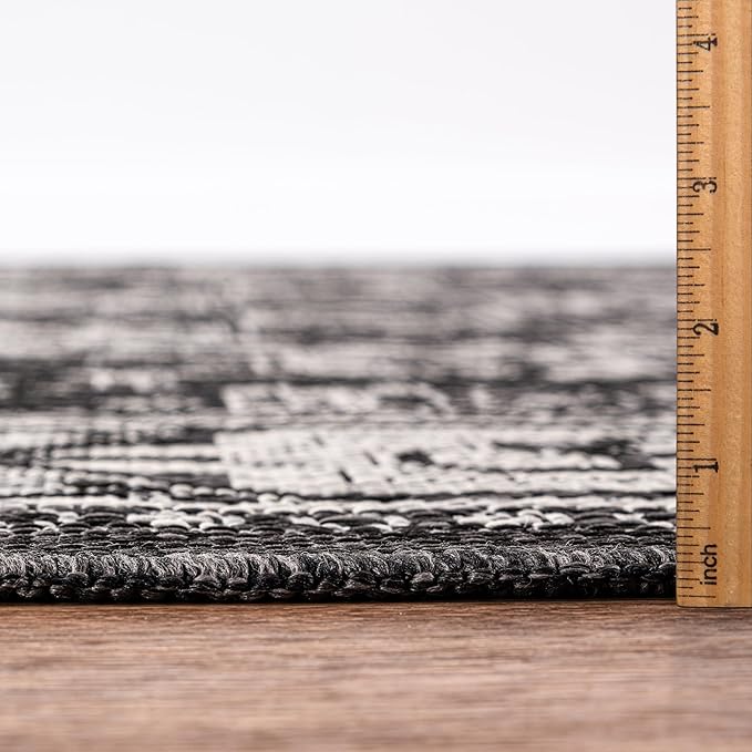 Keen Home Design Terrace Outdoor Area Rug - 10x14 Washable Indoor/Outdoor Rug for Patio, Kitchen, Balcony, Beach, Garden, Deck and Porch, Size: 10'x14'