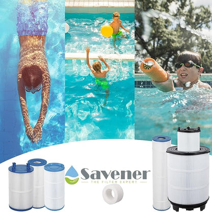 Savener® C-8409 Pool Filter Cartridge, Compatible with Hayward C900, CX900RE, Unicel C-8409, Filbur FC-1292, Sta-Rite PXC-95, Waterway Pro Clean 100, C-900, PA90, 25230-0095S, 90 Sq. Ft, 1 Pack
