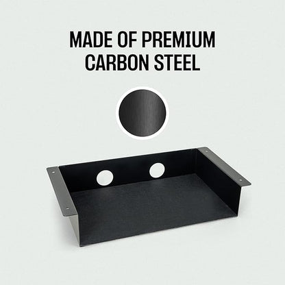 Under Desk Storage Shelf, Under Desk Tray, Carbon Steel Under Shelf Storage, Under The Desk Storage Small Shelf For Desk, Under Table Storage, Gaming Desk Accessories - 13 * 8 * 2.8 in