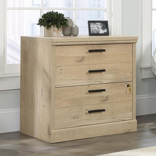 Sauder Aspen Post Lateral File, L: 31.26" x W: 19.45" x H: 29.72", Prime Oak Finish