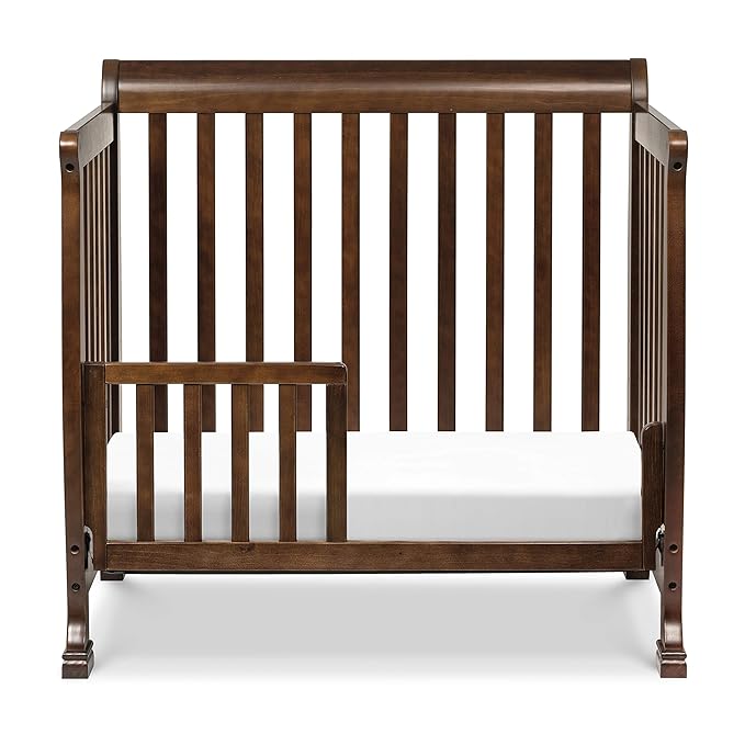 DaVinci Kalani 4-in-1 Convertible Mini Crib in Espresso | Greenguard Gold Certified