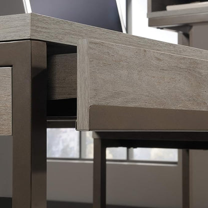 Sauder Manhattan Gate L-Shaped Desk, Mystic Oak finish