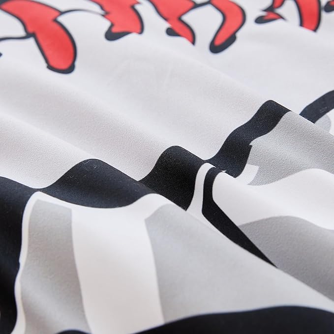 Baseball Bedding Full,Sports Comforter Set for Boys,Teen Boy Bedding Sets, Boys Baseball Comforter Set with 2 Pillowcases