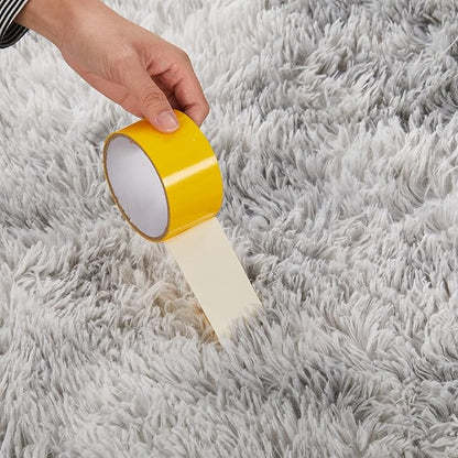 YOBATH Fluffy Rugs for Living Room, Shag Area Rugs for Bedroom 4x6 Feet, Indoor Modern Bedside Rug for Kids Girls Boys Room, Shag Carpet for Dorm Nursery Room, Light Grey