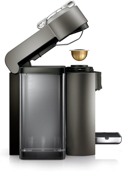 Nespresso Vertuo Coffee and Espresso Machine by De'Longhi, 54 ounces, Titan, Grey