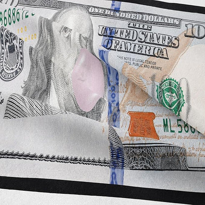 Tailor Shop Money Comforter Sets King Size Money Bedding Sets for Boys Kids Teens Money 100 Dollar Bill Comforter Sets Quilt Set All Season with 1 Comforter 2 Pillowcases……