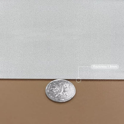 Leather Table Cover,1.8mm Thick,17x72 Inch Desk Cover,Dresser Cover Top,Dresser Protector Top,Dresser Cover,End Table Cover.(Khaki+Silvery,17x72)