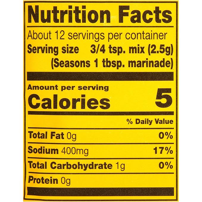 Adolph Original Meat Tenderizing Marinade, 1-Ounce (Pack of 8)