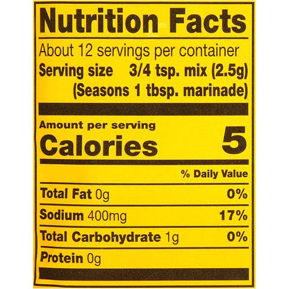 Adolph Original Meat Tenderizing Marinade, 1-Ounce (Pack of 8)