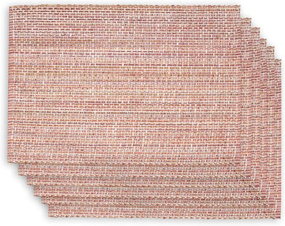 Urban Villa Two Tone Placemat Cotton Tablemat 14x20 (Set of 6) Fall