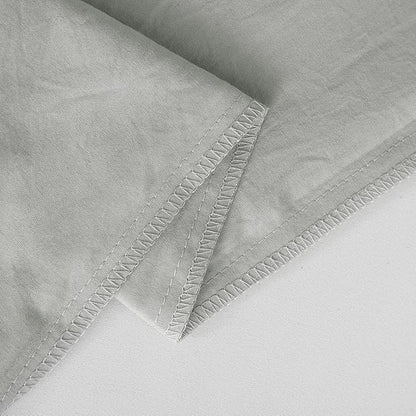 NTBAY Toddler Bedding Set - 4 Piece Soft and Breathable Crib Bedding Set for Boys and Girls, Includes Quilted Comforter, Fitted Sheet, Flat Top Sheet and Envelope Pillowcase, Light Grey