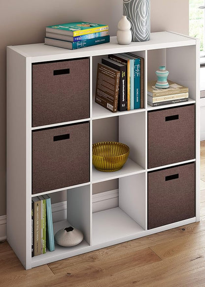 ClosetMaid 4588 Decorative Open Back 9-Cube Storage Organizer, White