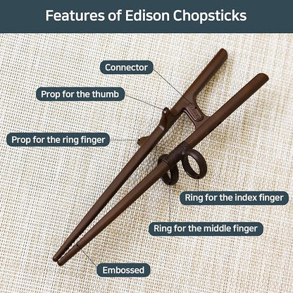 Training Chopsticks for Adults Right Handed, Beginner, Helper, Trainer, Easy, Practice For Noodle, Suhi (Made in Korea)