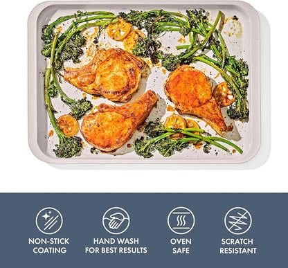OXO Good Grips Non-Stick Pro Ceramic Coated Metal Bakeware Half Sheet Pan – Storm Blue