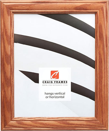 Craig Frames 22x28 Brown Picture Frame, Wood Wall Decor for Art and Photos | A lightweight, shatter resistant acrylic front, made in the USA for a gallery display