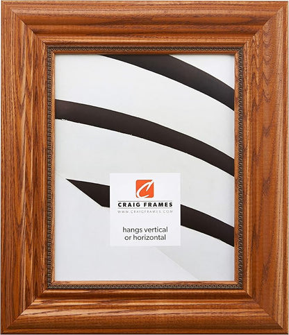 Craig Frames 15177483250 20 by 27-Inch Picture Frame, Solid Wood, 2.25-Inch Wide, Honey Oak