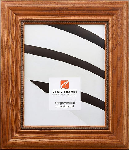 Craig Frames 15177483250 20 by 27-Inch Picture Frame, Solid Wood, 2.25-Inch Wide, Honey Oak