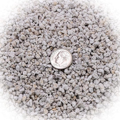 Gardenera Organic Perlite - Medium/Fine Grade (5 Quart Bag) Horticultural Soil Amendment for Indoor & Outdoor Container Plants for Drainage Management and Enhanced Growth