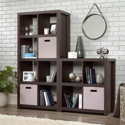 Sauder HomePlus 4-Cube Bookcase, Dakota Oak finish