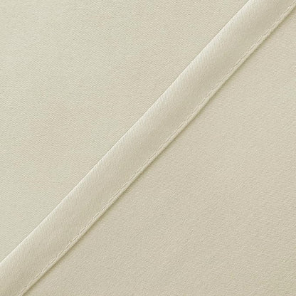 Hiasan Valance Curtains for Kitchen Blackout Thermal Insulated Solid Window Curtain Valance, Light Beige, 42 x 12 Inches, 1 Panel