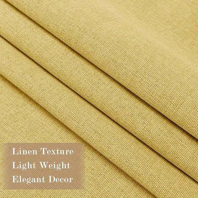 150 Inches Extra Wide Room Divider Draperies, Pinch Pleat Drapes, Absolutely Blackout Sliding Door Drapery, Total Privacy Ceiling Track Curtains, 150" W by 102" L, Yellow (1 Panel)