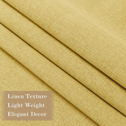 150 Inches Extra Wide Room Divider Draperies, Pinch Pleat Drapes, Absolutely Blackout Sliding Door Drapery, Total Privacy Ceiling Track Curtains, 150" W by 102" L, Yellow (1 Panel)