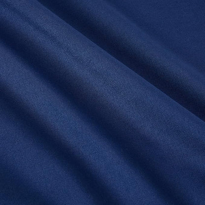 Amazon Basics 2 Piece Microfiber Kid's Comforter and Pillow Sham Set, Toddler, Navy, Solid