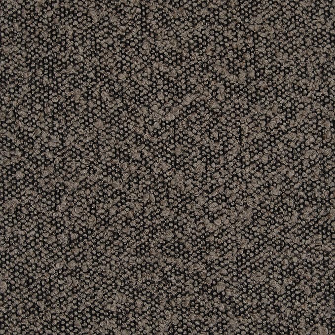 HomePop Modern Storage Bench with Wood Legs Home Décor|Bench with Storage for Living Room & Bedroom - Dark Brown Boucle