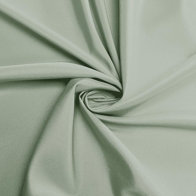 sancua Rectangle Tablecloth - 60 x 102 Inch - Stain and Wrinkle Resistant Washable Polyester Table Cloth, Decorative Fabric Table Cover for Dining Tables, Buffet Parties and Camping, Sage Green