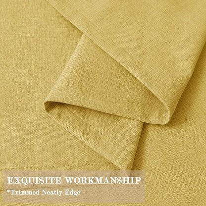 150 Inches Extra Wide Room Divider Draperies, Pinch Pleat Drapes, Absolutely Blackout Sliding Door Drapery, Total Privacy Ceiling Track Curtains, 150" W by 102" L, Yellow (1 Panel)