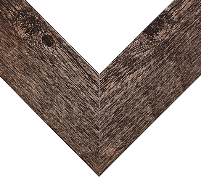 Craig Frames 14x19 Brown Oak Picture Frame for Posters and Gallery Wall | Lightweight shatter resistant acrylic facing with a rigid backing board, made in the USA
