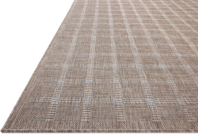 Loloi Amber Lewis Topanga Collection TOP-01 Natural/Bone 9'-2" x 12'-0" Indoor/Outdoor Area Rug