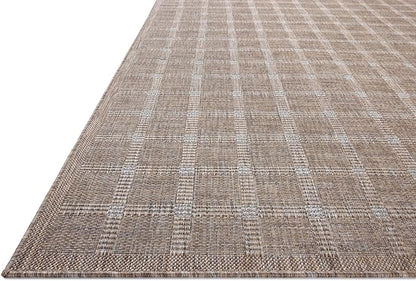 Loloi Amber Lewis Topanga Collection TOP-01 Natural/Bone 9'-2" x 12'-0" Indoor/Outdoor Area Rug