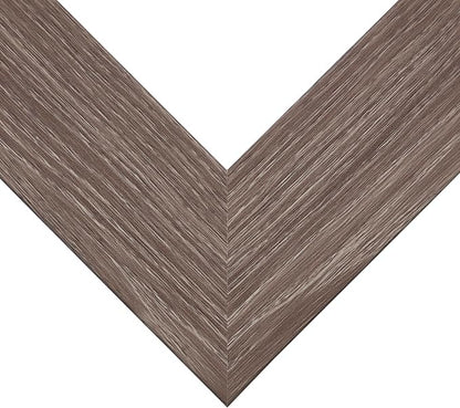 Craig Frames 23x34 Barnwood Grey Poster Frame for Posters and Gallery Wall | Lightweight shatter resistant acrylic facing with a rigid backing board, made in the USA