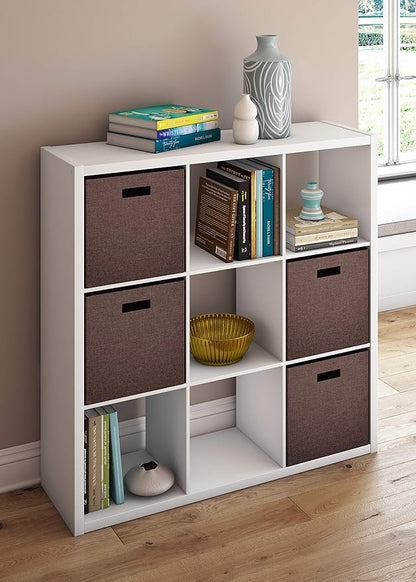 ClosetMaid 4588 Decorative Open Back 9-Cube Storage Organizer, White