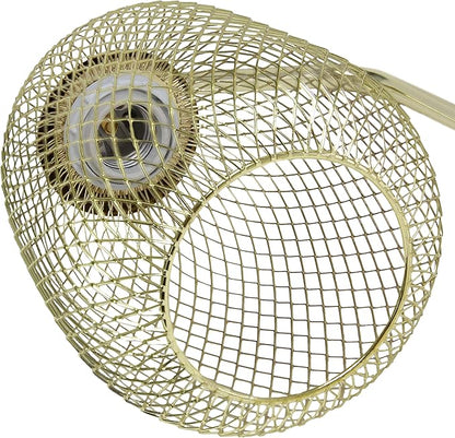 Elegant Designs LD1060-GLD Mesh Wire Table Lamp, Gold