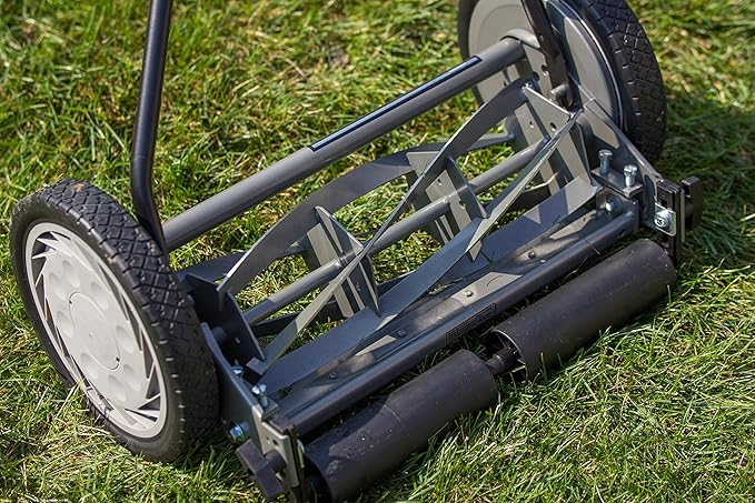 Great States 415-16 16-Inch Reel Mower Standard Full Feature Lawn Mower with T-Style Handle and Heat Treated Blades